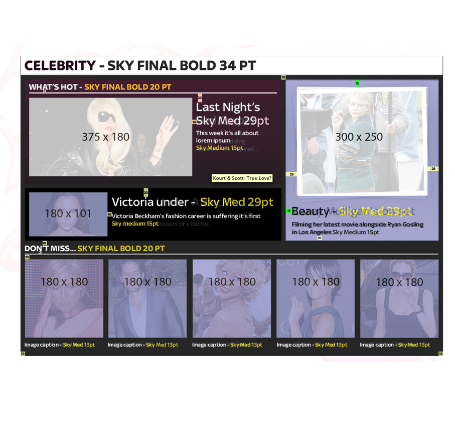 Sky Living - Build specs (...a quiet celebration of my OCD): Celebrity module