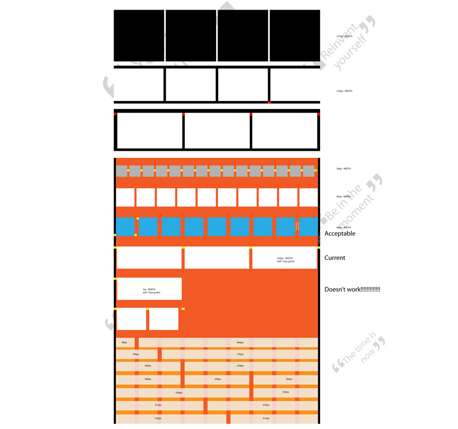 Sky Living - Grid evaluation, there are only so many ways you can skin a cat, the existing grid was poorly concieved, limited flexibilty.  Yet, we still used it!
